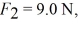<strong>Torque: A light triangular plate OAB is in a horizontal plane. Three forces, and act on the plate, which is pivoted about a vertical axes through point O. In the figure, <sub> </sub> <sub>2</sub> is perpendicular to OB. Consider the counterclockwise sense as positive. The sum of the torques about the vertical axis through point O, acting on the plate due to forces F<sub>1</sub>, F<sub>2</sub>, and F<sub>3</sub>, is closest to </strong> A) 4.1 N ∙ m. B) 5.4 N ∙ m. C) -4.1 N ∙ m. D) -5.4 N ∙ m. E) zero