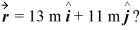<strong>Work: A force = 12 N - 10 N acts on an object. How much work does this force do as the object moves from the origin to the point </strong> A) 46 J B) 266 J C) 37 J D) 62 J