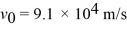 <strong>Velocity selector: A uniform magnetic field of magnitude 0.80 T in the negative z-direction is present in a region of space, as shown in the figure. A uniform electric field is also present. An electron that is projected with an initial velocity in the positive x-direction passes through the region without deflection. What is the electric field vector in the region? </strong> A) - 73 kV/m B) + 73 kV/m C) + 110 kV/m D) + 110 kV/m E) - 110 kV/m