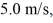 <strong>Circular motion of charges: A charged particle of mass 0.0020 kg is subjected to a magnetic field which acts at a right angle to its motion. If the particle moves in a circle of radius at a speed of what is the magnitude of the charge on the particle?</strong> A) 0.0083 C B) 120 C C) 0.00040 C D) 2500 C