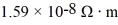 <strong>Electric field in a wire: A silver wire with resistivity carries a current density of What is the magnitude of the electric field inside the wire?</strong> A) 0.064 V/m B) 2.5 V/m C) 0.040 V/m D) 0.10 V/m