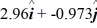 <strong>Scalar (dot) product: The angle between vector   = 2.00   + 3.00   and vector   is   The scalar product of vectors   and   is 3.00. If the x component of vector   is positive, what is vector   .</strong> A)   B)   C)   D)   E)   <div style=padding-top: 35px> 