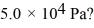 Pressure in a fluid: In the figure, an open tank contains a layer of oil floating on top of a layer of water (of density 1000 kg/m<sup>3</sup>) that is 3.0 m thick, as shown. What must be the thickness of the oil layer if the gauge pressure at the bottom of the tank is to be   The density of the oil is 510 kg/   .  <div style=padding-top: 35px> 