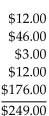 <strong>Compute the extension totals and the invoice total.  </strong> A)   B)   C)   D)   <div style=padding-top: 35px> 