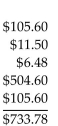 <strong>Compute the extension totals and the invoice total.  </strong> A)   B)   C)   D)   <div style=padding-top: 35px> 