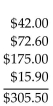 <strong>Compute the extension totals and the invoice total.  </strong> A)   B)   C)   D)   <div style=padding-top: 35px> 