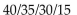 Using complements (with respect to 1) of the single discounts, find the net cost equivalent for the following discount. -