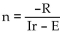 <strong>Solve the formula for the specified variable. for n</strong> A) B)n = IR(Ir -E) C) D)