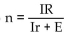 <strong>Solve the formula for the specified variable. for n</strong> A) B)n = IR(Ir -E) C) D)