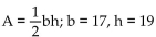 A formula is given, along with values for all but one of the variables in the formula. Find the value of the variable that is not given. Round to the nearest hundredth when necessary. -