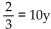 Solve the equation. - 