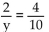 Solve the proportion. - 