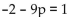 Solve the equation. - 