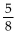 <strong>Write the number as a decimal.  </strong> A)6.25 B)0.3125 C)0.0625 D)0.625 <div style=padding-top: 35px> 