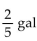 <strong>Solve the problem. A tank contains   gallons of water. Its capacity is   gallons. How much more water is needed to fill it?</strong> A)   B)   C)   D)   <div style=padding-top: 35px> 