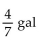<strong>Solve the problem. A tank contains   gallons of water. Its capacity is   gallons. How much more water is needed to fill it?</strong> A)   B)   C)   D)   <div style=padding-top: 35px> 