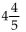 <strong>Change the improper fraction to a whole or mixed number.  </strong> A)   B)   C)   D)   <div style=padding-top: 35px> 
