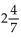 <strong>Solve the problem. Jeff studied math for   hours, history for   hours, and physics for 2 hours. How long did he study?</strong> A)   B)   C)   D)   <div style=padding-top: 35px> 