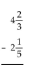 <strong>Subtract. Write the answer in lowest terms.  </strong> A)   B)   C)   D)   <div style=padding-top: 35px> 