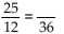 Write an equivalent fraction using the given denominator. - 