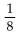 Convert the fraction to a decimal. If a division does not come out evenly, round the answer to the nearest thousandth. -