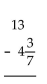 Subtract. Write the answer in lowest terms. - 