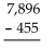 Perform the subtraction. - 