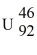 <strong>What is the symbol for the nuclide with 46 protons and 92 neutrons?</strong> A) B) C) D)