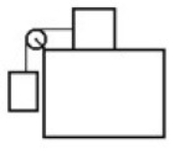 Two masses are connected by a string which passes over a pulley with negligible mass and friction. One mass hangs vertically and one mass slides on a frictionless horizontal surface. The vertically hanging mass is 6.00 kg and the mass on the horizontal surface is 4.00 kg. The acceleration of the 4.00 kg mass is