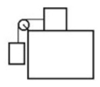 Two masses are connected by a string which passes over a pulley with negligible mass and friction. One mass hangs vertically and one mass slides on a frictionless horizontal surface. The horizontal surface has a coefficient of kinetic friction of 0.2. The vertically hanging mass is 4.00 kg and the mass on the horizontal surface is 6.00 kg. The acceleration of the 4.00 kg mass is
