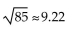 <strong>Find the distance between the pair of points. Where appropriate, give an approximation to three decimal places. (1, 6)and (-5, -1)</strong> A)-1 B)42 C) D)