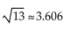 <strong>Find the distance between the pair of points. Where appropriate, give an approximation to three decimal places. (1, 6)and (-5, -1)</strong> A)-1 B)42 C) D)
