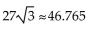 <strong>Find the distance between the pair of points. Where appropriate, give an approximation to three decimal places. (-3, 7)and (3, 4)</strong> A)27 B) C)9 D)