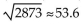 <strong>Find the distance between the pair of points. Where appropriate, give an approximation to three decimal places. (1, -64)and (52, 56)</strong> A) B)2873 C)2745 D)