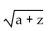 <strong>Find the distance between the pair of points. Where appropriate, give an approximation to three decimal places. (a, 0)and (0, z)</strong> A) B) C) D)