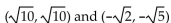 <strong>Find the distance between the pair of points. Where appropriate, give an approximation to three decimal places. </strong> A) B) C) D)