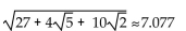 <strong>Find the distance between the pair of points. Where appropriate, give an approximation to three decimal places. </strong> A) B) C) D)