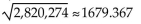 <strong>Find the distance between the pair of points. Where appropriate, give an approximation to three decimal places. (-325,1453)and (980, -396)</strong> A) B) C) D)