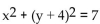 <strong>Give the equation for a circle with the given center and radius. Center at (-4, 0), radius 7</strong> A) B) C) D)