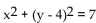 <strong>Give the equation for a circle with the given center and radius. Center at (-4, 0), radius 7</strong> A) B) C) D)