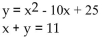 <strong>Solve. </strong> A)(7, 18), (2, 9) B)(7, 4), (2, 9) C)5, 6 D)(-7, 18), (-2, 13)