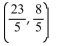 <strong>Solve. </strong> A)(2, -1), B)(4, 1), C)(4, 1), D)(2, -1),
