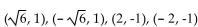 <strong>Solve. </strong> A)no solution B) C) D)(-5, -1), (-5, 1), (5, 1), (5, -1)