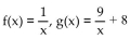 <strong>Find f(x)and g(x)such that h(x)= </strong> A) B) C) D)