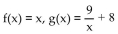 <strong>Find f(x)and g(x)such that h(x)= </strong> A) B) C) D)