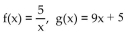 <strong>Find f(x)and g(x)such that h(x)= </strong> A) B) C) D)