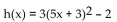 <strong>Find f(x)and g(x)such that h(x)= </strong> A) B) C) D)