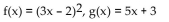 <strong>Find f(x)and g(x)such that h(x)= </strong> A) B) C) D)