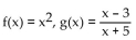 <strong>Find f(x)and g(x)such that h(x)= </strong> A) B) C) D)
