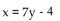 <strong>Find an equation of the inverse of the relation. </strong> A) B) C) D)